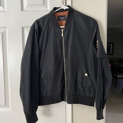 Black Bomber Jacket 
