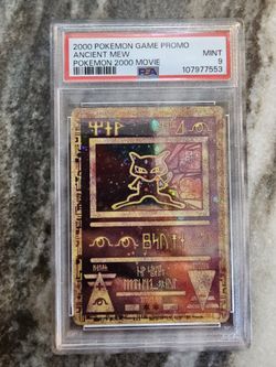 2000 Pokemon Game Movie Promo Ancient Mew PSA 9 
