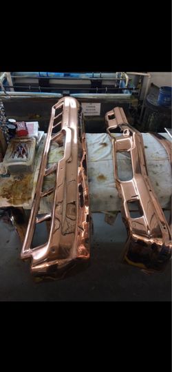 1973 Chevy caprice front and rear bumpers (RoseGold)