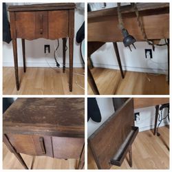 Antique Sewing Table 