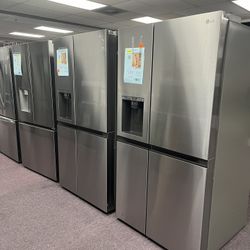 36” LG Open Box Side By Side Refrigerator Free Delivery With 1 Year Warranty 