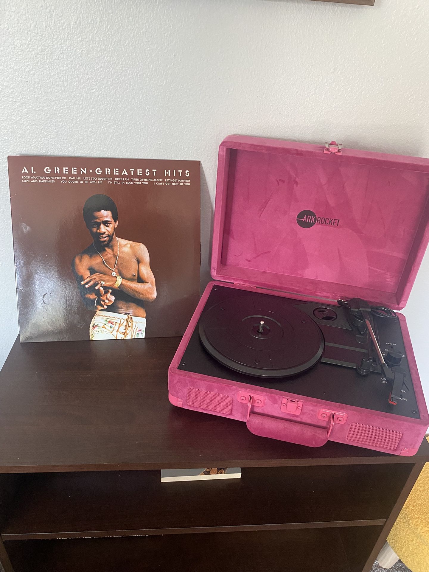 Pink Vinyl Record Player W/ Bluetooth For SALE!!!