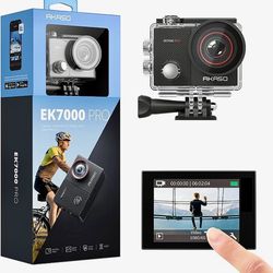 Action Adventure Camera - AKASO EK7000 PRO - Capture stabilized 4k videos and 16MP photos