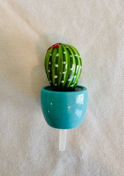 Nora Fleming Mini Can't Touch This #A266 Cactus in Planter — Retired, New