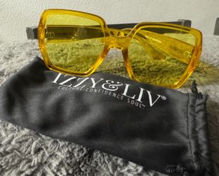 Yellow translucent sunglasses