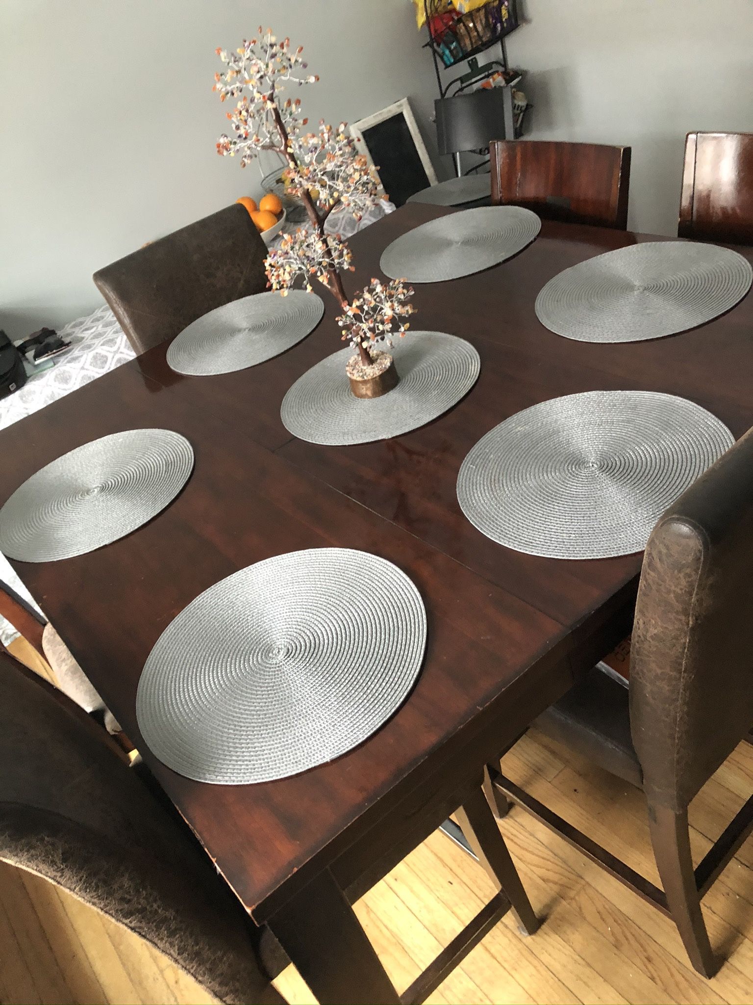 Counter Height Dining Room Table With 8 Chairs 54x54 3ft High,All Products : American Fashion Style Bags On Sale