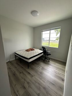 Queen bed with mattress