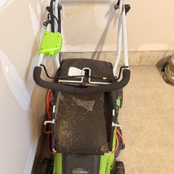 Lawn Mower - Greenworks 10 amp corded electric 