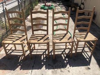 Wooden chairs