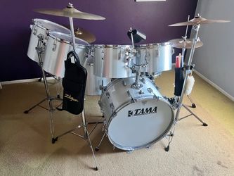 1989 Tama Imperialstar 7-Piece Concert Series Drum Kit — Complete Vintage Setup
