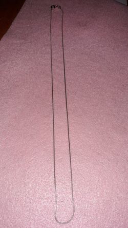New 20" Sterling silver necklace