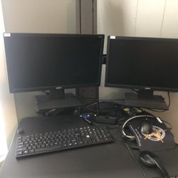 Rising Desk **NOT THE MONITORS AND COMPUTER**