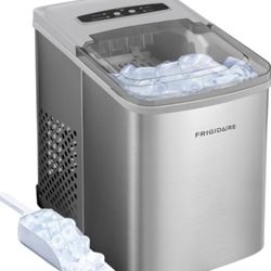 Frigidaire 26 Lbs per Day Portable Compact Maker, Ice Making Machine, Stainless, Medium
