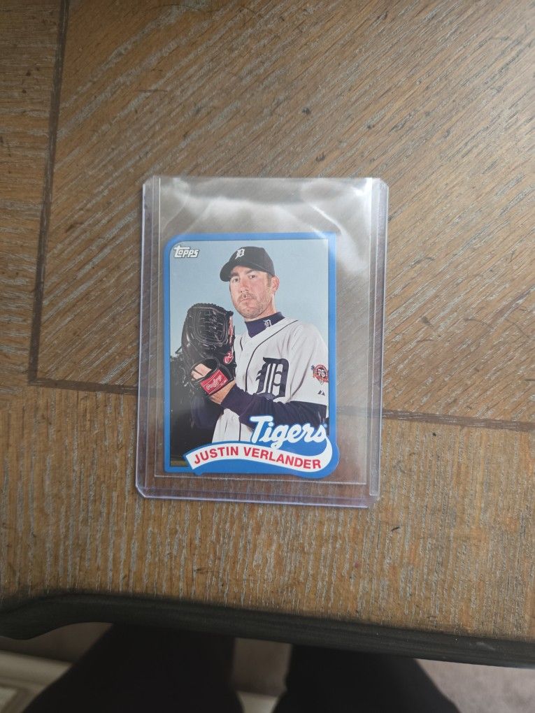 Topps Justin Verlander Die Cut Short Print