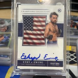 Ethan Ewing Rookie Card Auto 