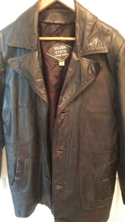Mens leather jacket