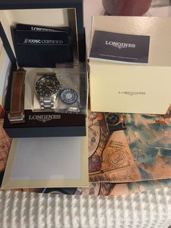 Longines Spirit Zulu Time GMT 42mm Steel Men's Watch