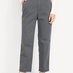 Old Navy OG Chino Pants high rise adjustable waist Women's Size XL Extra Large ankle