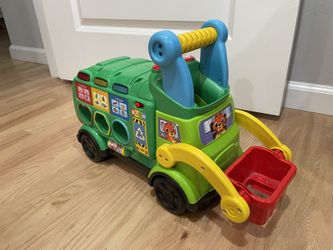 VTech Sort & Recycle Ride-On Truck with Six Blocks
