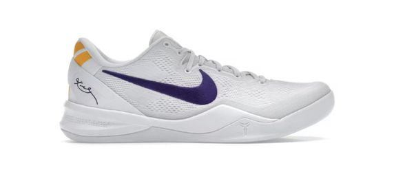 Size 8 Nike Kobe 8 Protro Lakers Home
