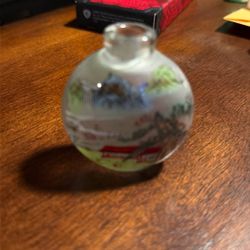 Chinese Reverse Painted Glass 