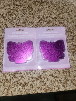 Butterfly Birthday Candle