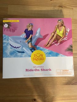 Ride On Shark Pool Float
