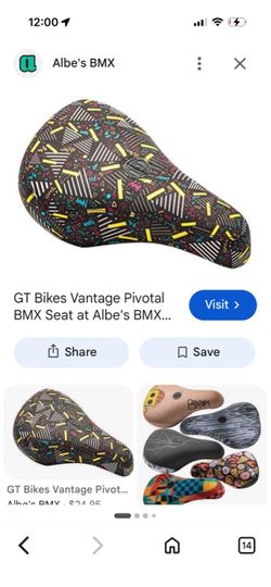 GT BIKES VANTAGE PIVOTAL SEAT $25