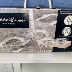 Eddie Bauer Performance Horseshoe Set – Classic Backyard Game