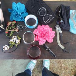 Head Band Sunglasses Earrings