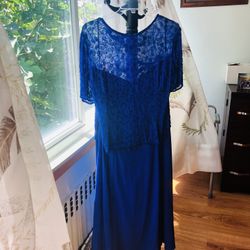 royal blue formal dress size 20