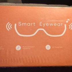 New unopened Smart glasses with sunglass lenses.Standby time 100 hours. Bluetooth audio/Voice call/ Resist strong light/UV400.. mens or women's