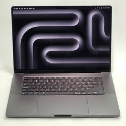 2023 Apple MacBook Pro 16" M3 Pro 18C GPU 4.0GHz 18GB RAM 1TB SSD Z1AF0019L