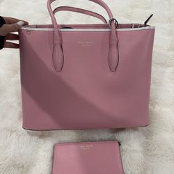 Pink Kate Spade Tote bag & Wallet
