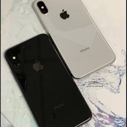 IPHONE X SILVER, GRAY 64GB UNLOCKED 