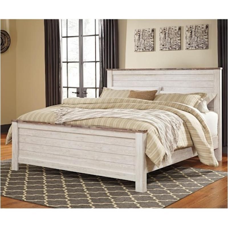 Queen White Complete Bed Frame New 
