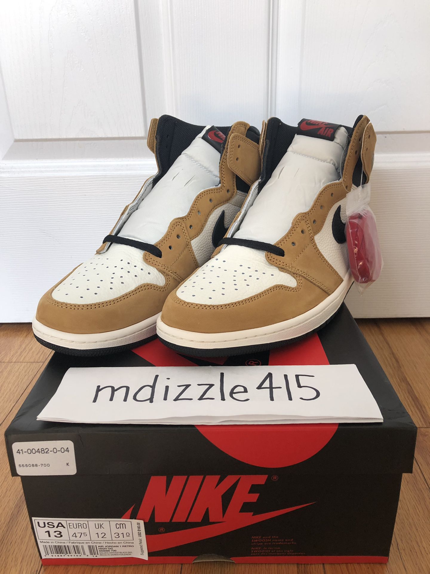 DS sz. 13 Jordan 1 Rookie of the Year