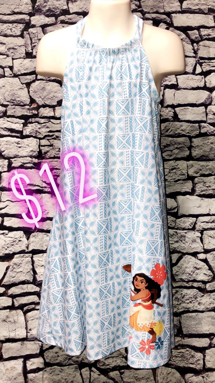 Moana Dress for Girls Kids Children / See My Page for Other Discounted Items