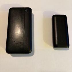 (2) Portable Chargers 20,000+ MaH