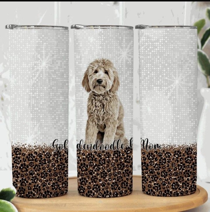 Goldendoodle Dog Mom Tumbler Design