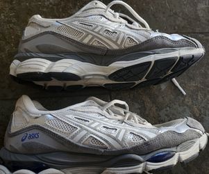 Asics Womans Gel-NYC Cream/oyster Grey Size 8.5