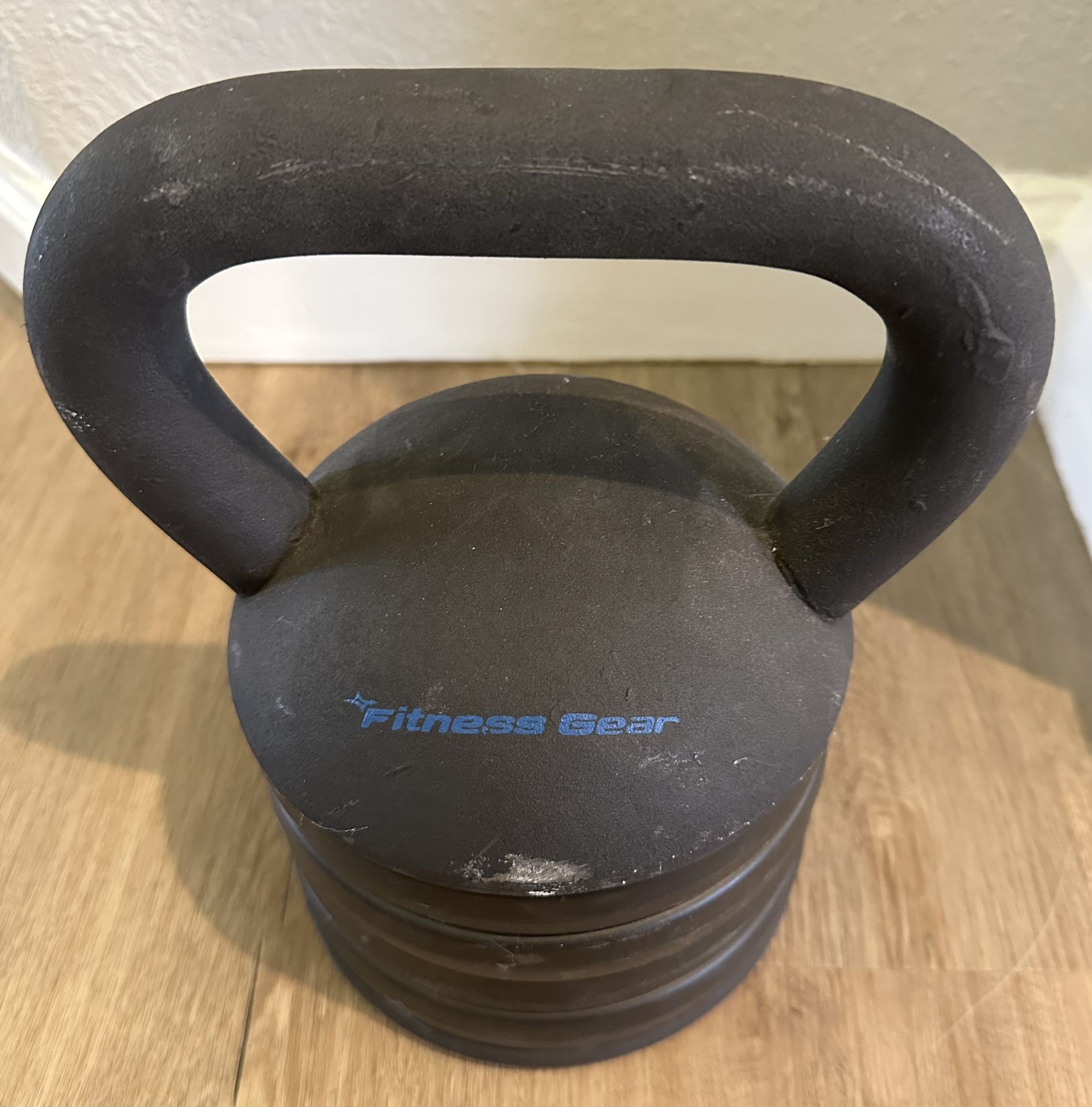 Fitness Gear Adjustable Kettlebell Strength Training Home Gym Fitness