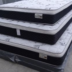 E King Pillow Top Mattress And Box Spring Al Sizes Available 