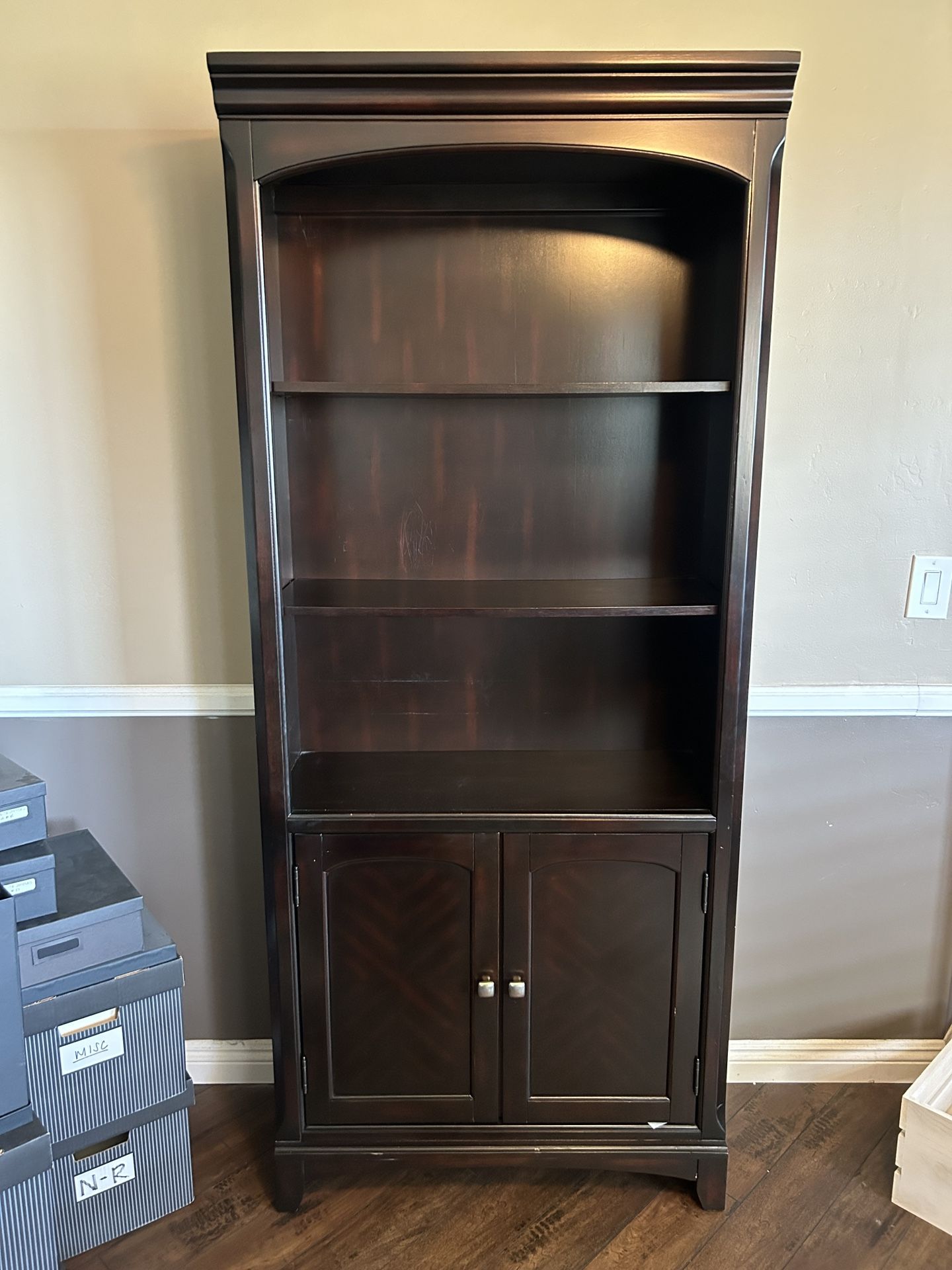Bookcase And Matching File Cabinet