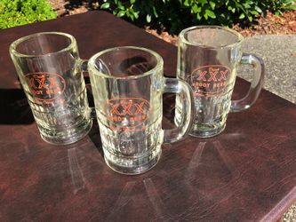 Three XXX Root Beer Mugs