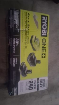 Ryobi ONE+ 18V Lithium High Performance Starter Kit