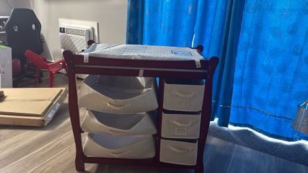 Changing Table with Organizer