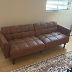 Leather Sofa bed
