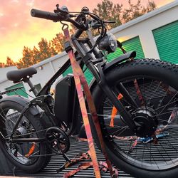 Dual Motor(2x1000W=2000W Total) Electric Ebike, Mountain Bike (26x4.0) 33-35 Mph