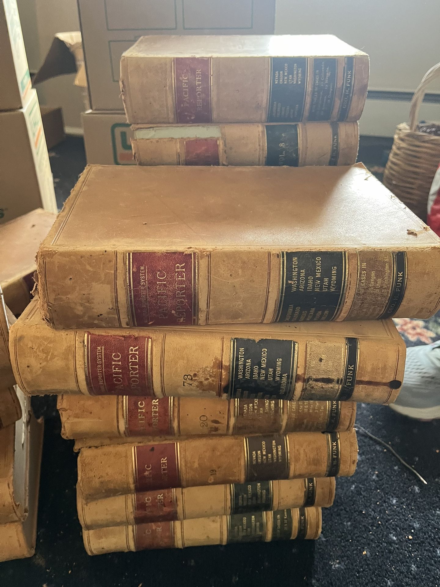 75-100? Old Hard Bound Reference Books